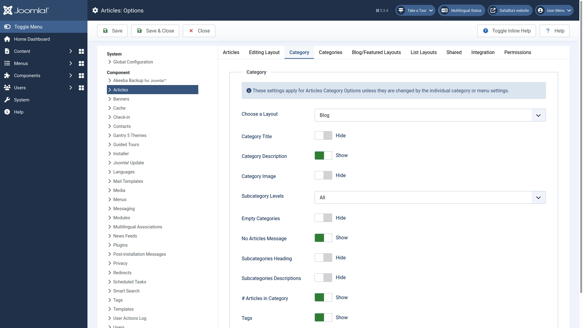 For a cleaner look, you might want to disable visibility of several properties.