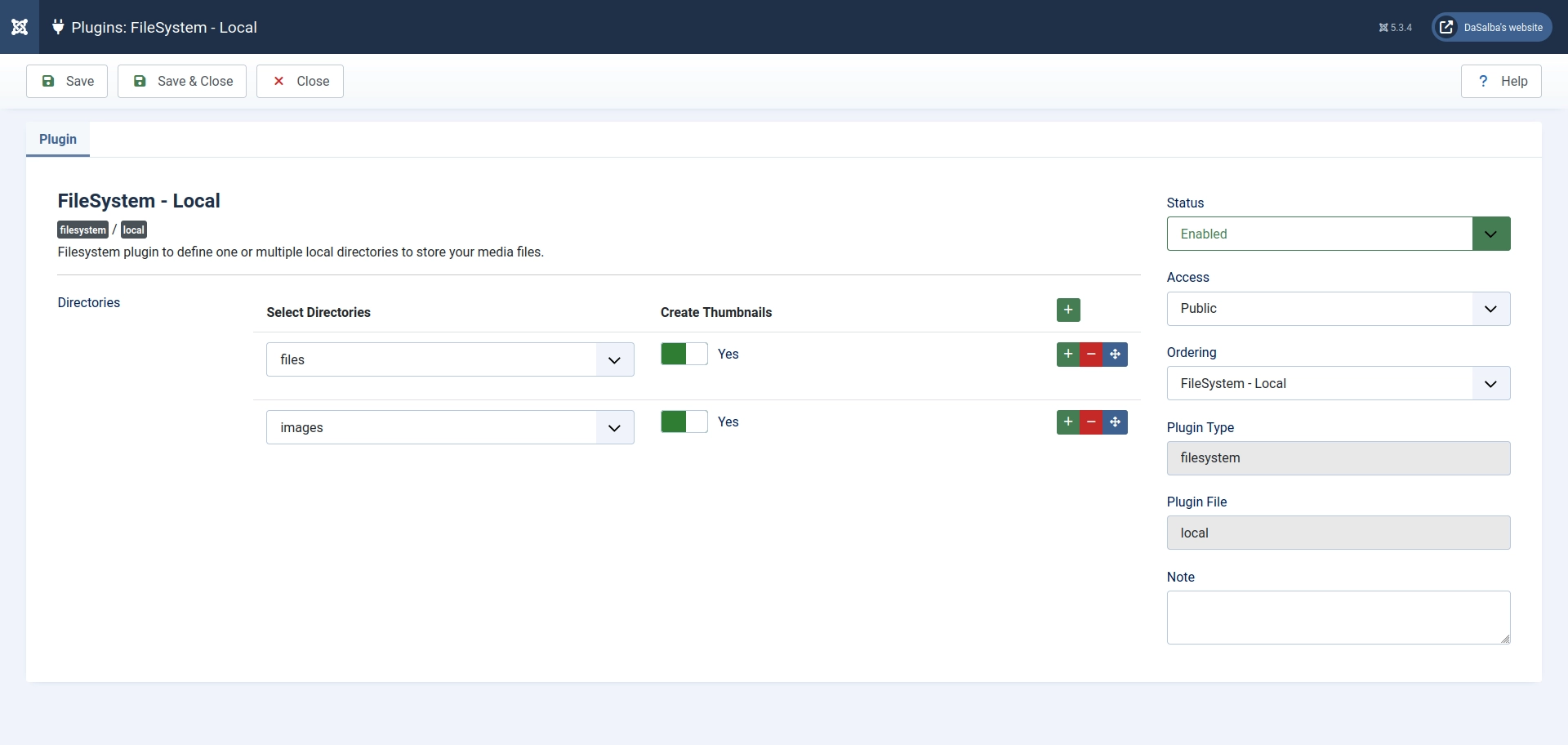 Enabling a second upload folder specific to files will keep things organized.