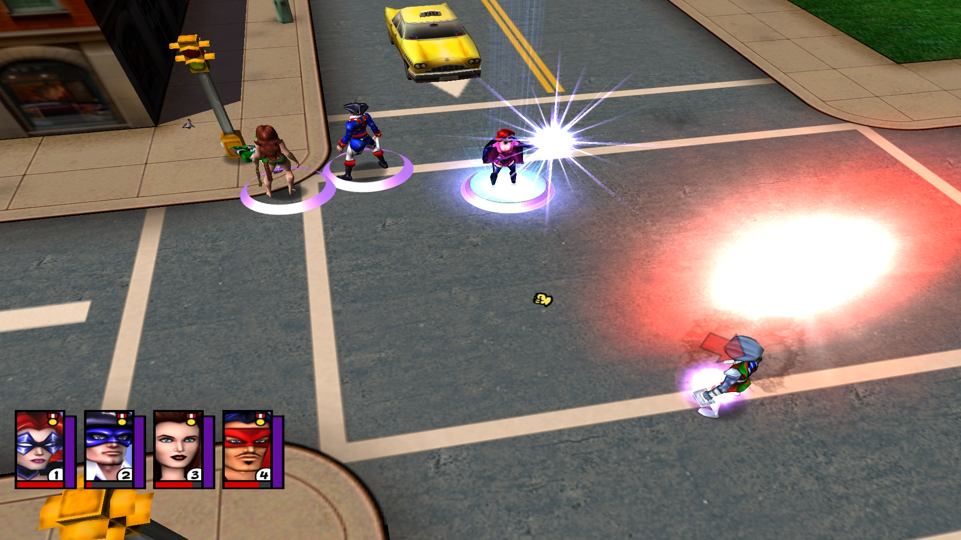 También puedes hacer zoom si quieres, pero sólo es útil para apreciar los gráficos. El combate así es ingobernable.