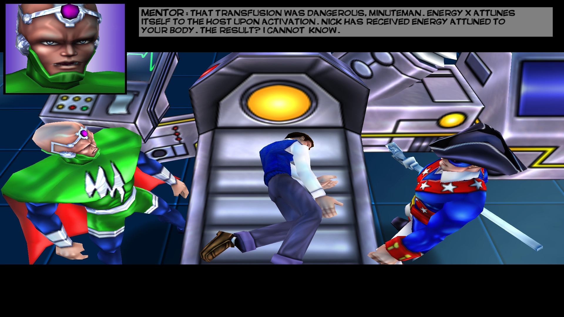 There are also many standard cutscenes using the game engine. The voice acting nails it.