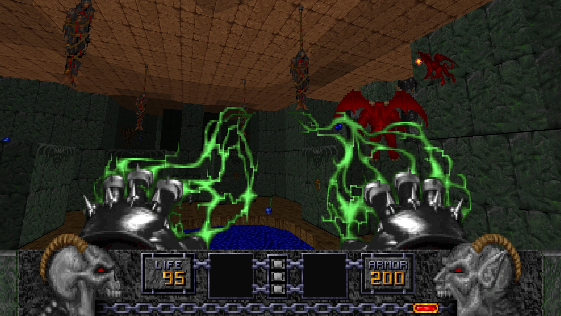 The Gauntlets of the Necromancer are way better for close quarters, but not group attacks.