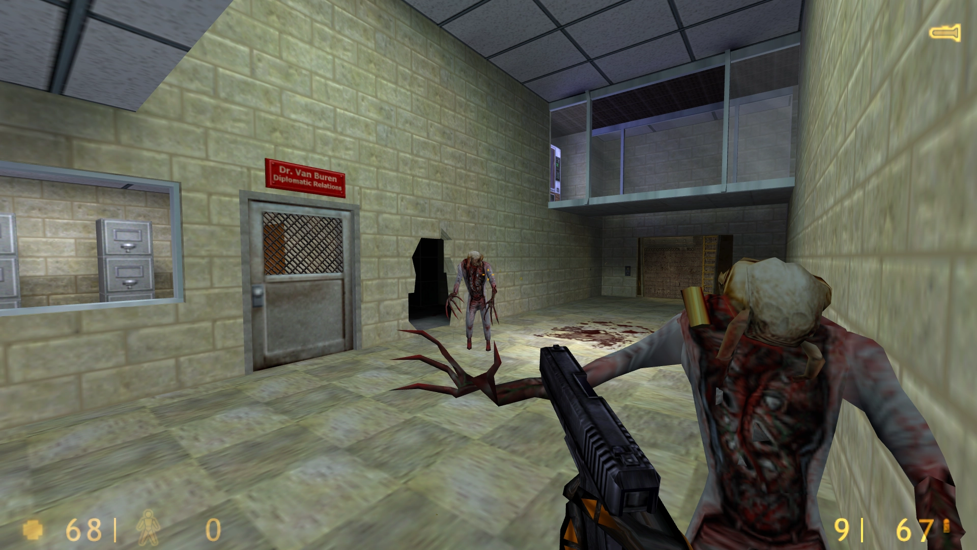 The first part of the game consists of surviving and making it to the surface. The environment tells the drama that unfolded within.