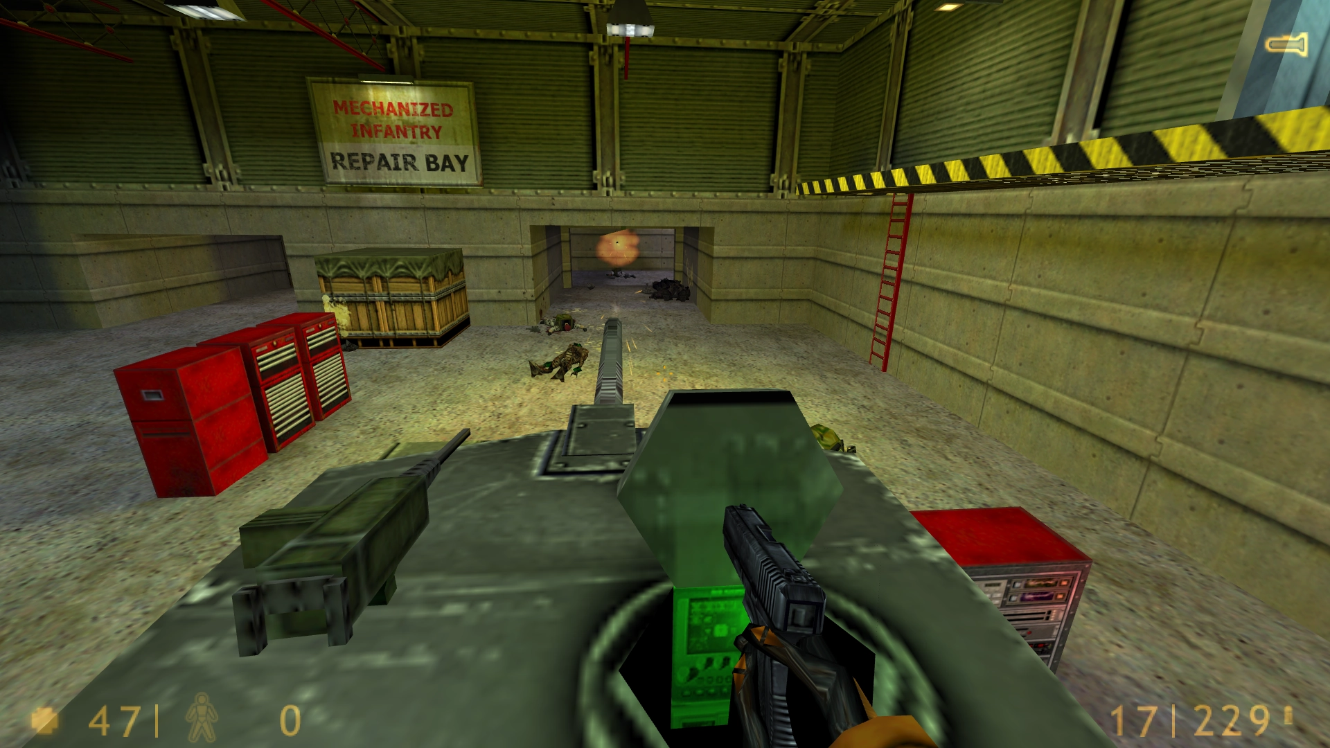 You'll learn that using the environment to your advantage is the smartest move. Yes, that includes a tank.