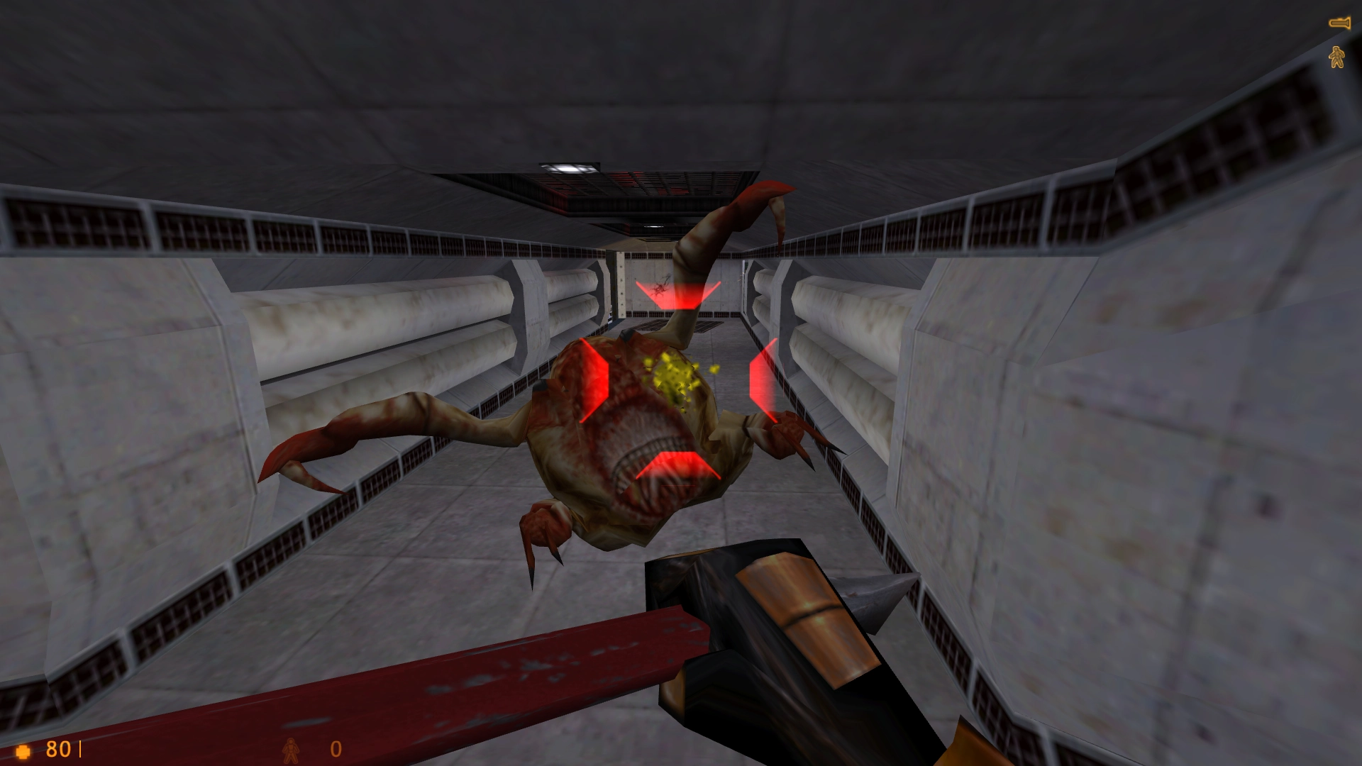 The enemies, weapons and environments are the same as in the original Half-Life.