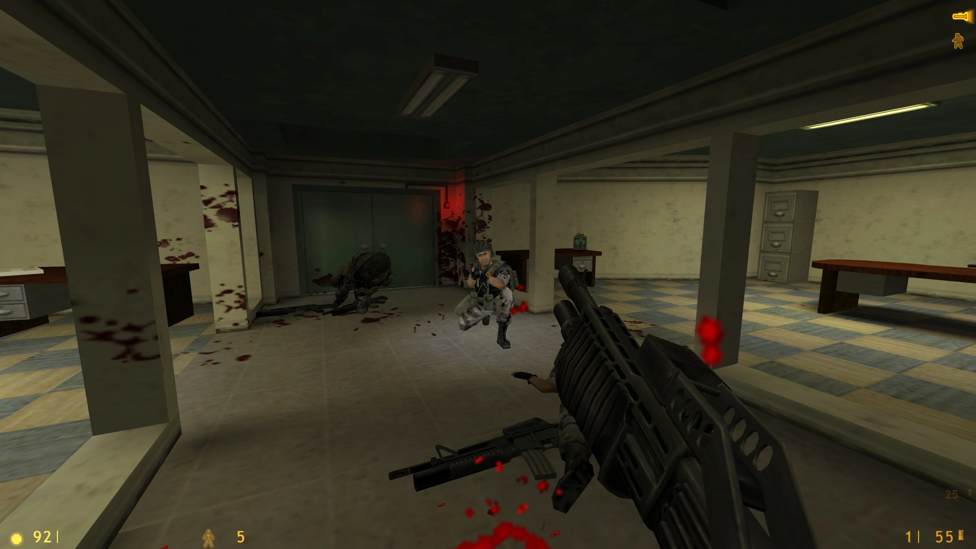 The good, old HECU will return to make your life miserable. The difficulty has been adjusted for a 2-player experience.