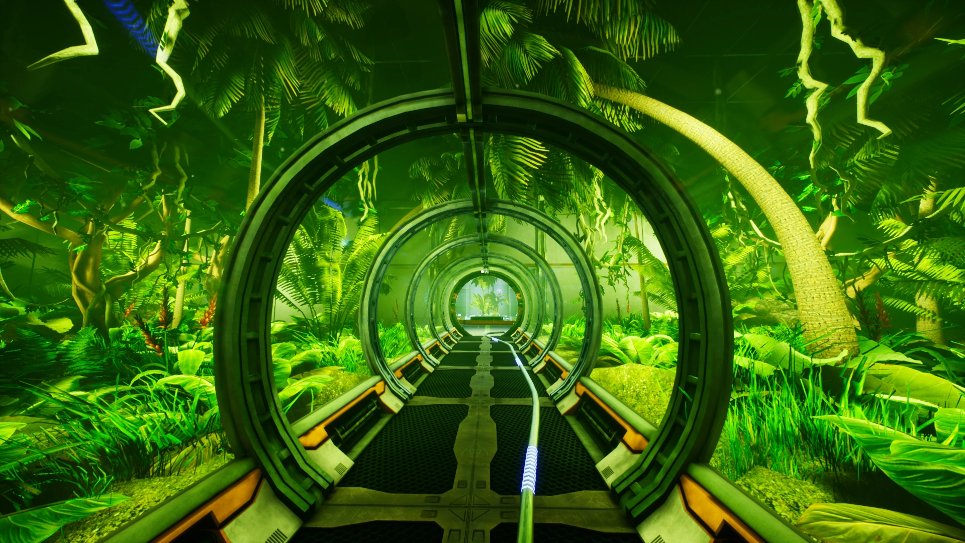 Even the open areas are as constrained as this corridor. Even the open areas are as constrained as this corridor.