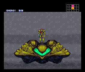 And so begins the journey in planet Zebes. Quite a pity that Samus' gear doesn't include an umbrella! And so begins the journey in planet Zebes. Quite a pity that Samus' gear doesn't include an umbrella!