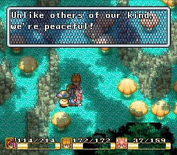 The SNES render layers are cleverly used to add effects like fog or clouds. The SNES render layers are cleverly used to add effects like fog or clouds.