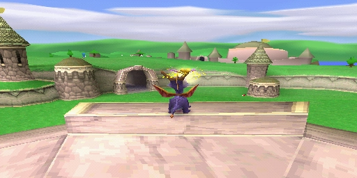 The powerful LOD technique of Spyro the Dragon allow for impressive drawing distances in the PSX. The powerful LOD technique of Spyro the Dragon allow for impressive drawing distances in the PSX.
