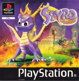Front cover of the PAL version of Spyro the Dragon