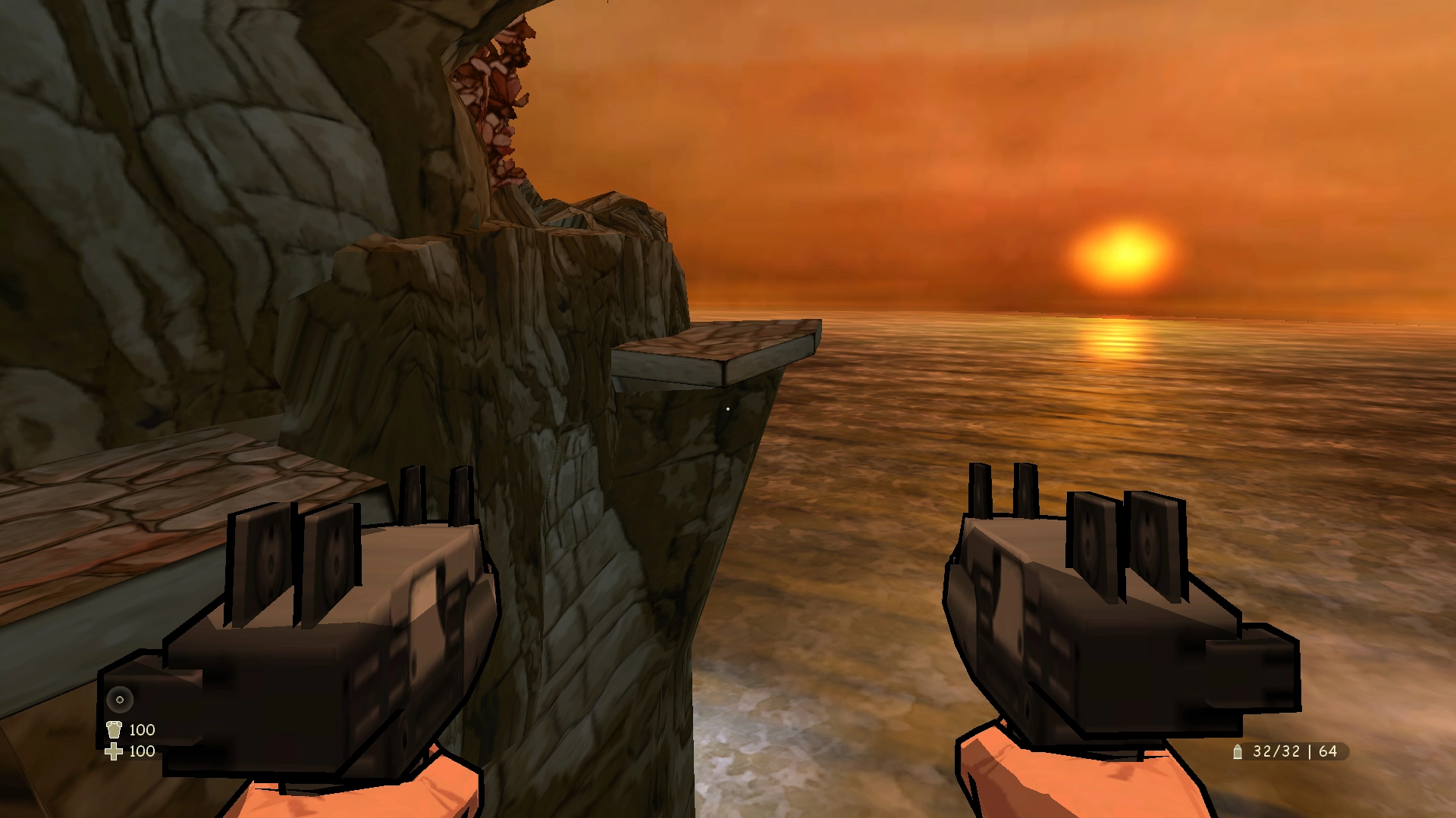 Some of the views are nice despite the comic-book style. Yes, I love sunsets.