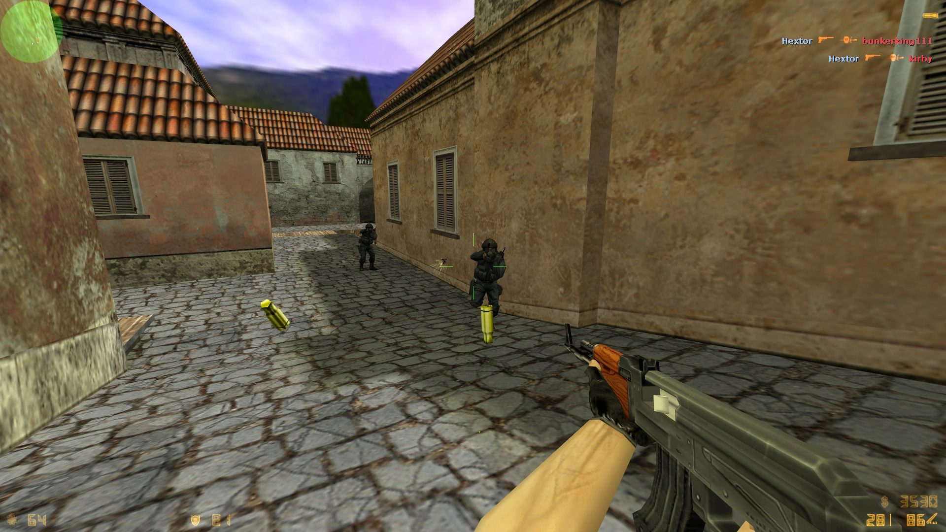 Uncontrollably firing a weapon full auto in Counter-Strike usually means getting killed.