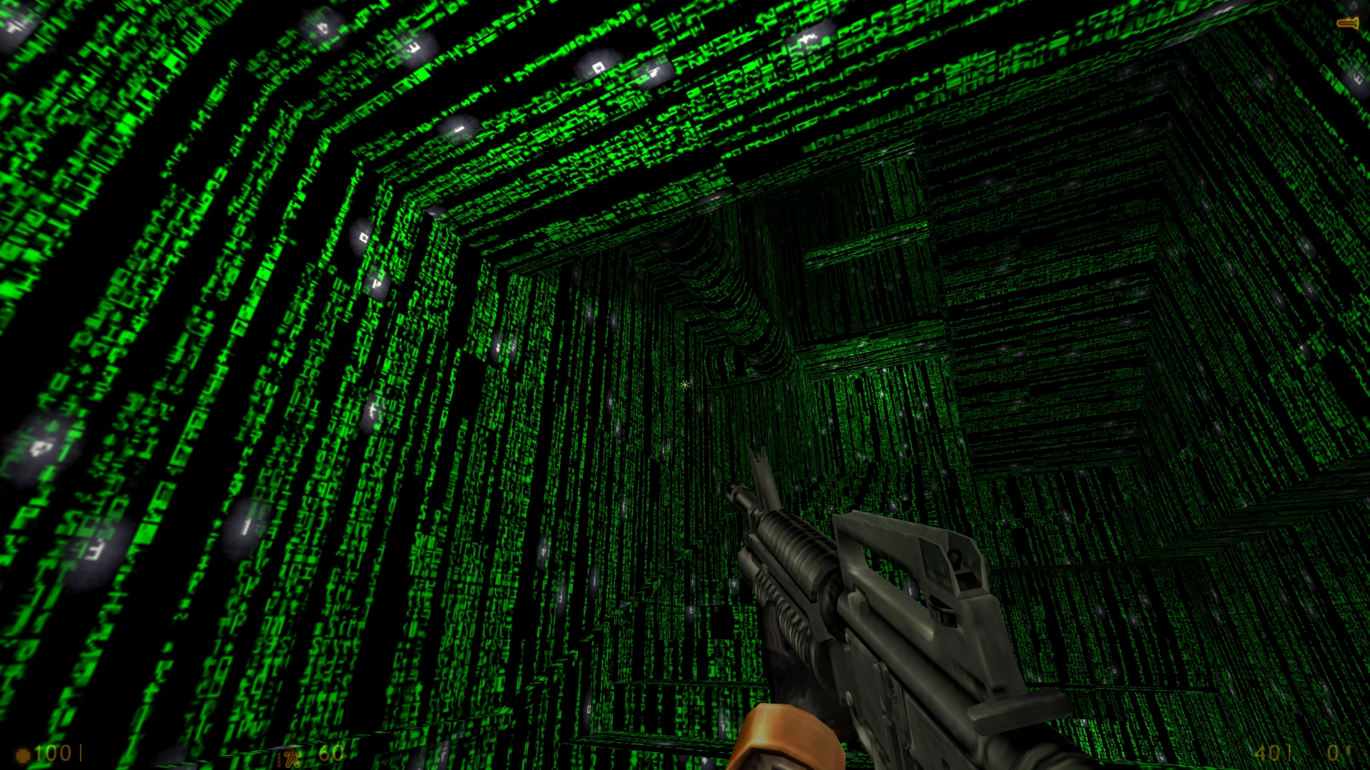 One of the easter eggs will have you walking in a Matrix-theme "glitch" map.