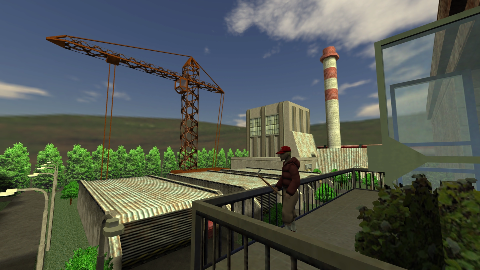 The real-life Temelín Nuclear Power Station has been taken over by a group of violent activists.