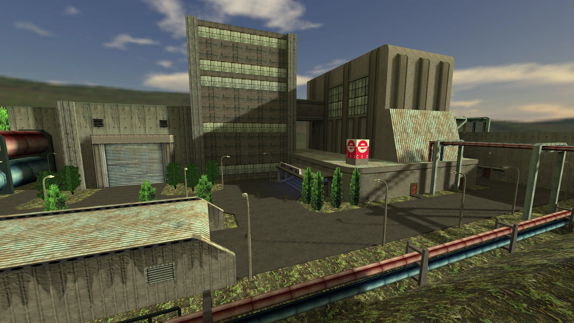 El autor invirtió mucho esfuerzo en la arquitectura exterior.