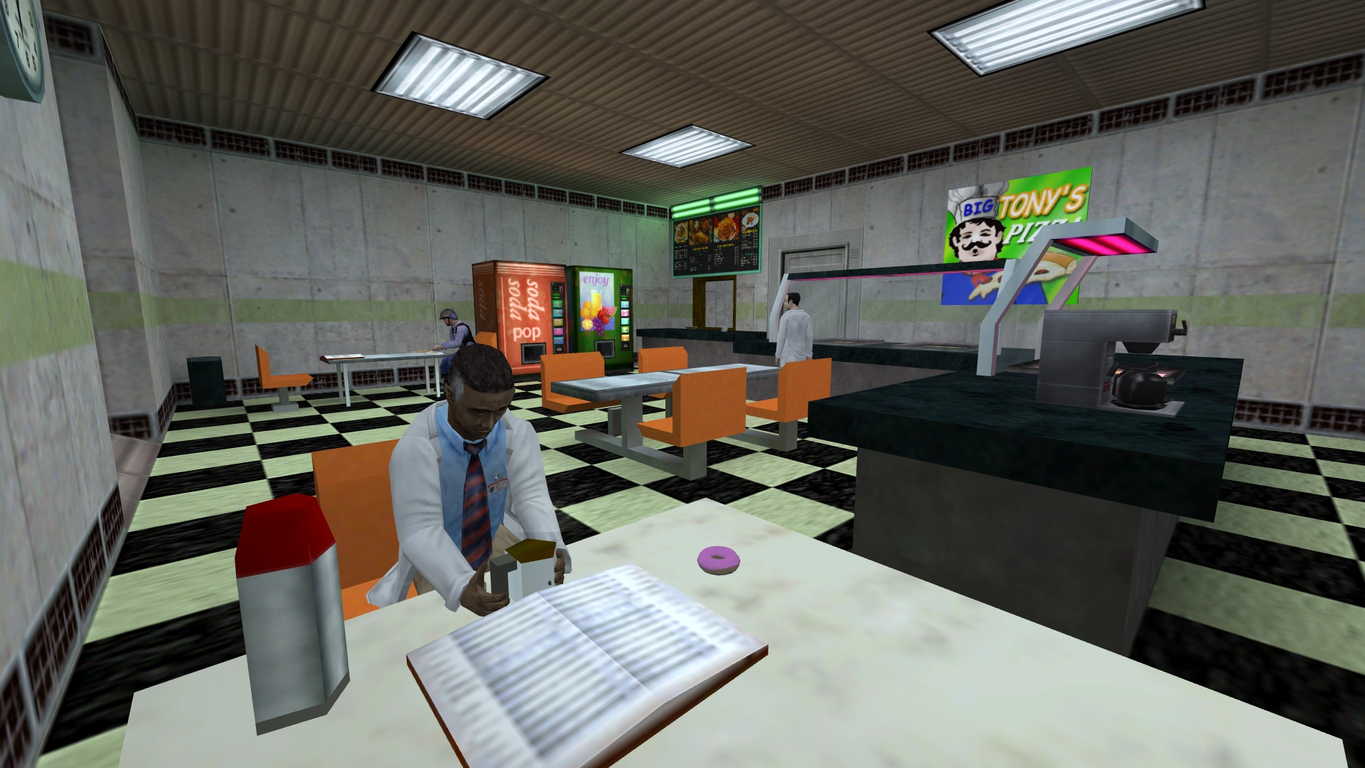 According to this mod, Black Mesa isn't that bad of a place to live in, though this contrasts with the decrepit facilities seen in the original game. According to this mod, Black Mesa isn't that bad of a place to live in, though this contrasts with the decrepit facilities seen in the original game.