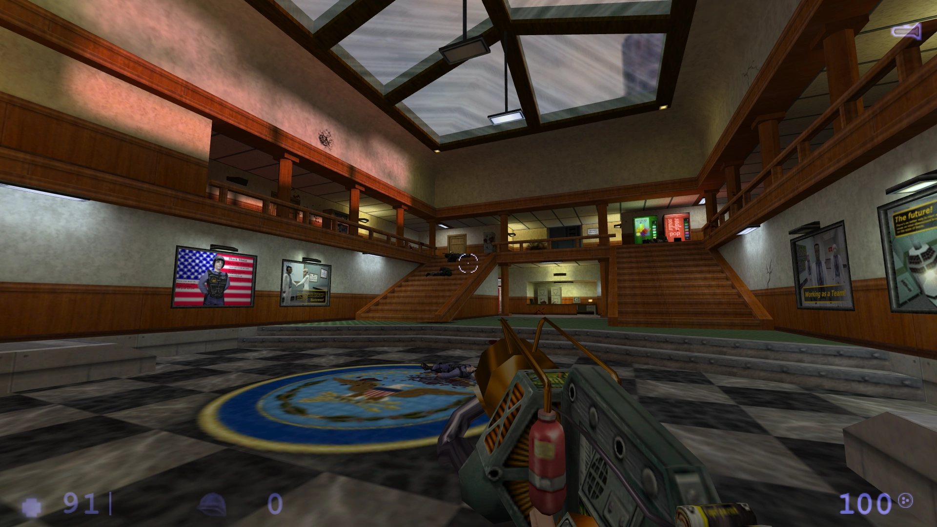 The indoor areas are very similar to the ones seen in HL and BS, except for a few nice additions. The indoor areas are very similar to the ones seen in HL and BS, except for a few nice additions.