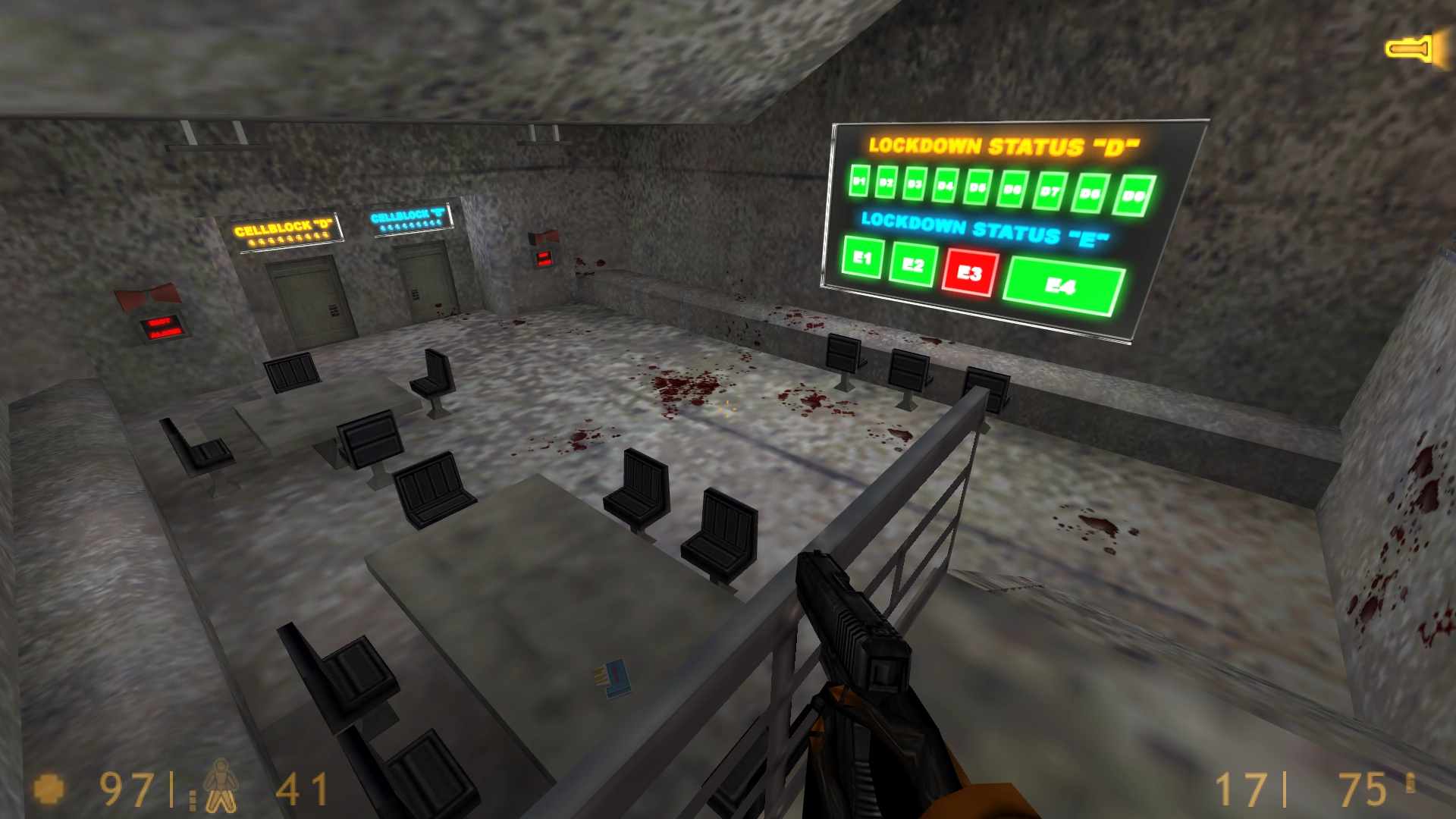 El episodio "Caged" te mete en una prisión futurista de donde debes fugarte. Tuvo buenas críticas y fue publicado aparte.