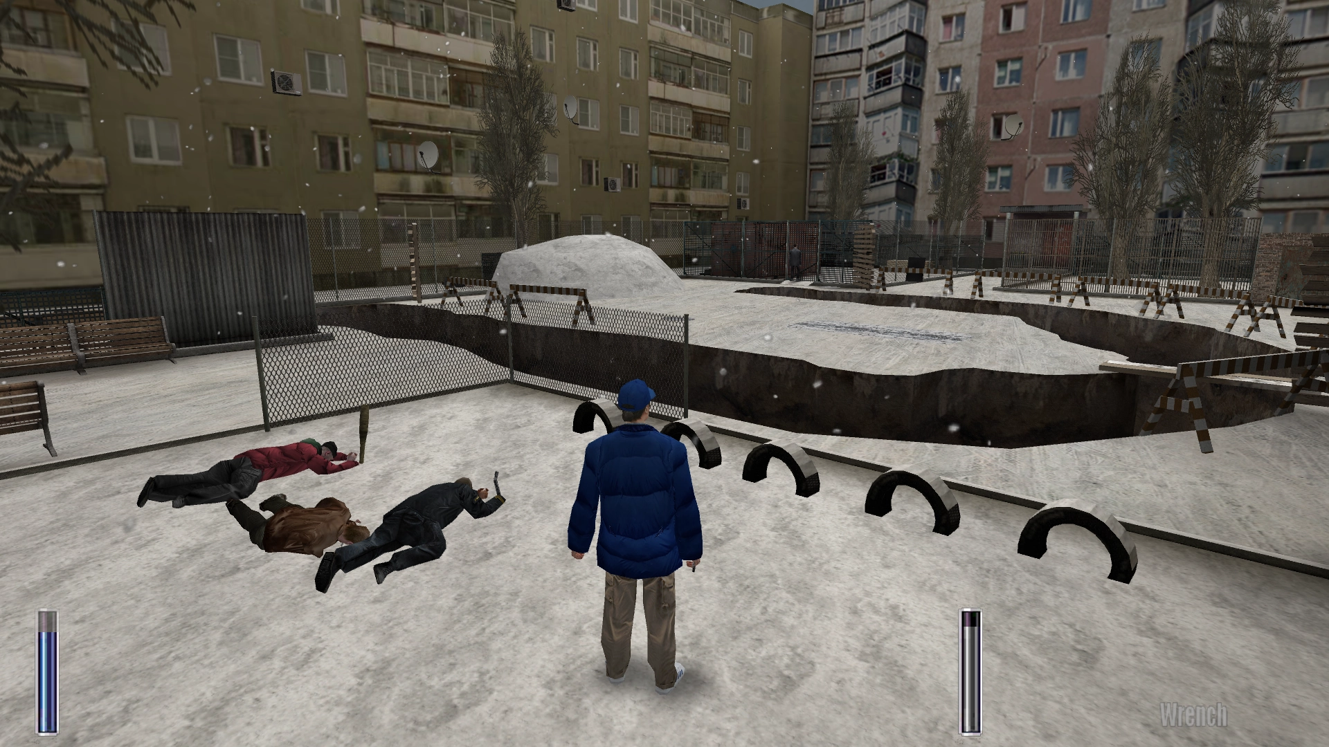 Visually, the environments are not bad for a 2001 engine, and the author managed to get daylight working.