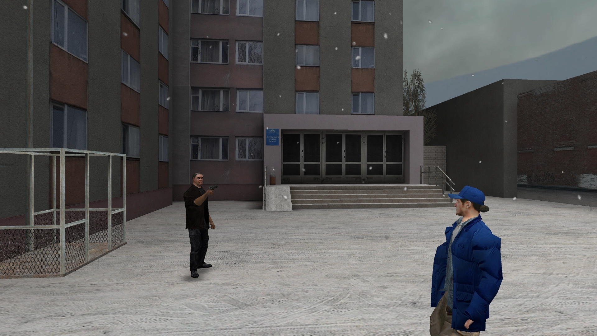 Firearms make a merely incidental appearance in this mod.