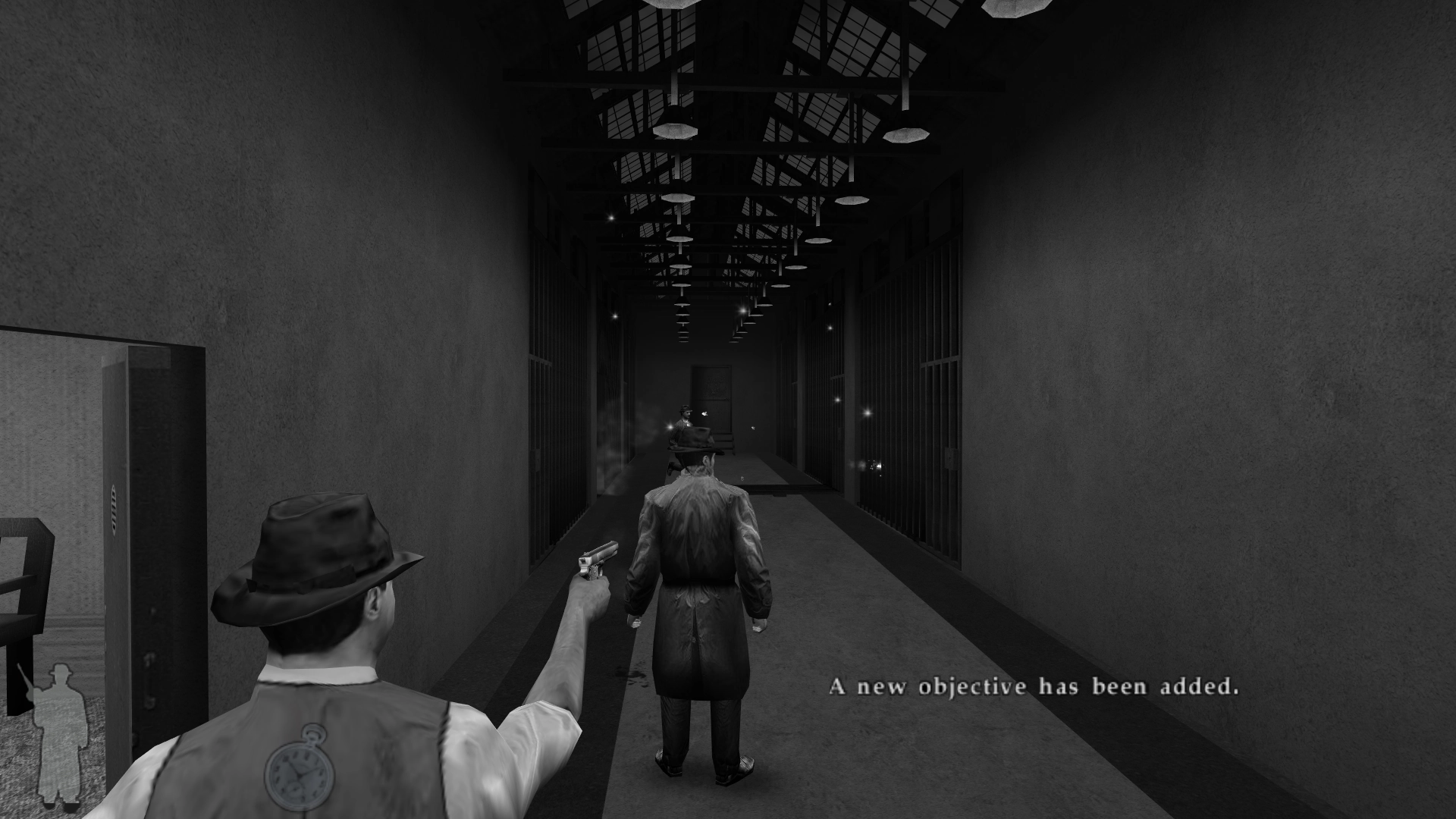 Everything is now black and white, so you'll feel as if you were... playing Bogart.